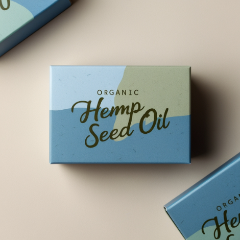 Custom Hemp Seed Oil Boxes