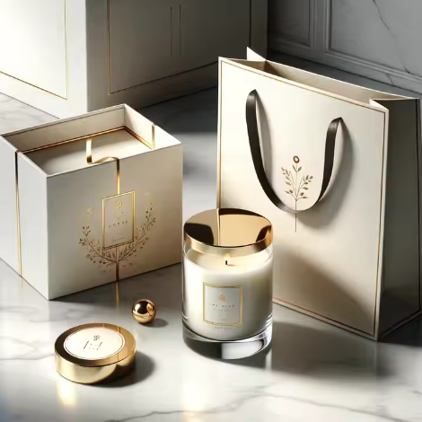 Custom Candle Packaging Bags