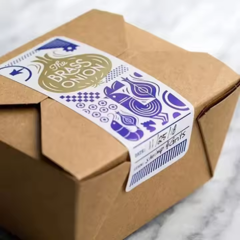 Custom Takeout Labels
