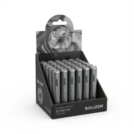 Durable Battery Display Hanger Boxes