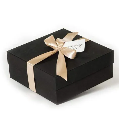 Custom Black Gift Boxes