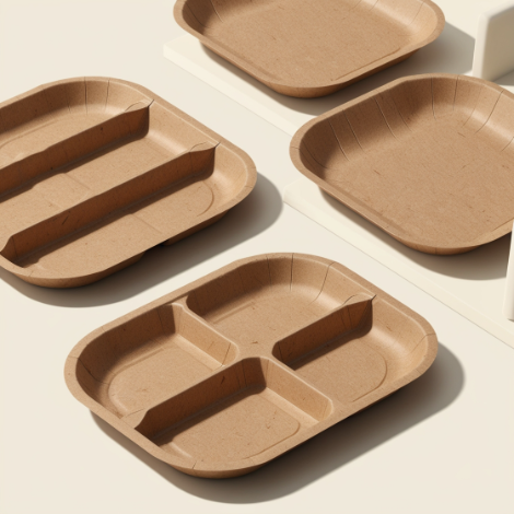 Compartment Plates Packaging