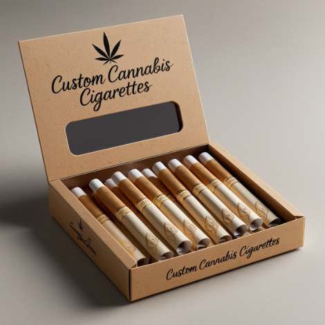 Custom Cannabis Cigarette Boxes