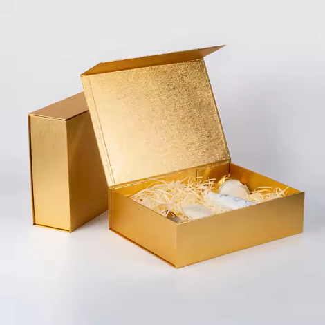 Custom Gold Magnetic Gift Boxes