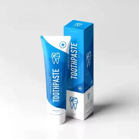 Toothpaste Box Front Custom Toothpaste Boxes