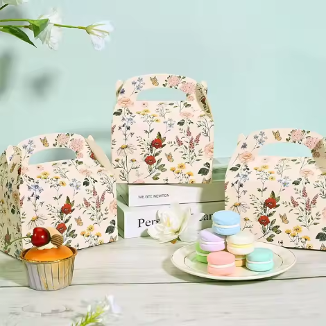 Custom Vintage Botanicals Gable Boxes