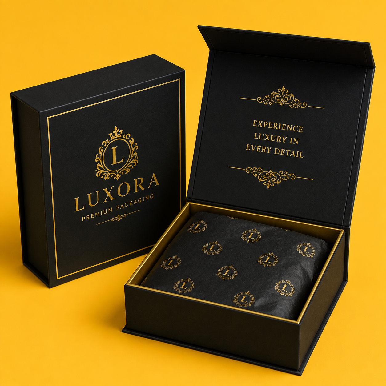 Gold Foil Rigid Boxes