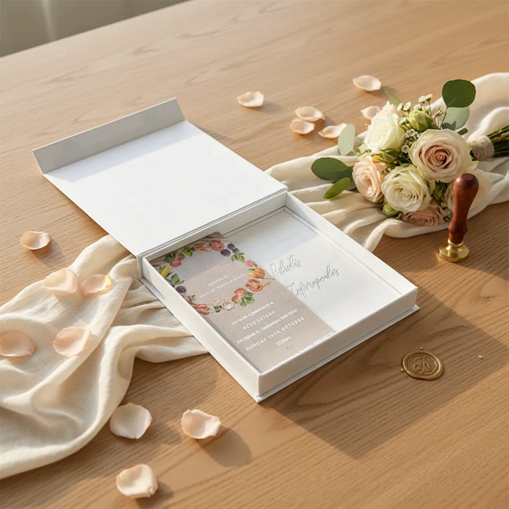 Rigid Square Invitation Boxes